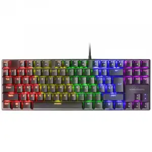 Mars Gaming MK80 Teclado Mecánico Negro FRGB Switch Marrón Layout Español