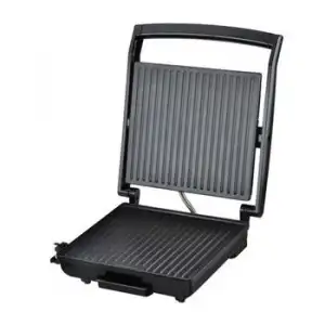 Sandwichera Grill 1800w - Apertura Hasta 105o - Placa Superior Basculante - Asa Tacto Frio Muvip