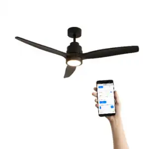 Windstylance Dc - Ventilador De Techo 40w Silencioso Ø132 Cm - Con Luz Y Wifi