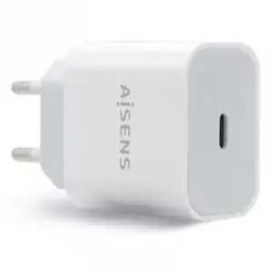 Aisens A110-0537 Cargador de Pared USB-C 20W Blanco