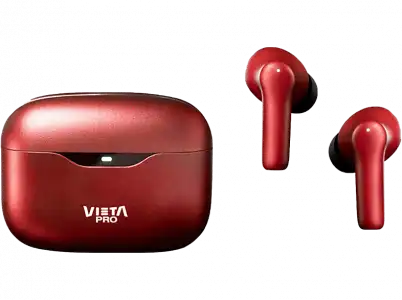 Auriculares True Wireless - Vieta Pro Mute 2, ANC-35db, Dual Pairing, Voice Assistant, 22 hs, Rojo