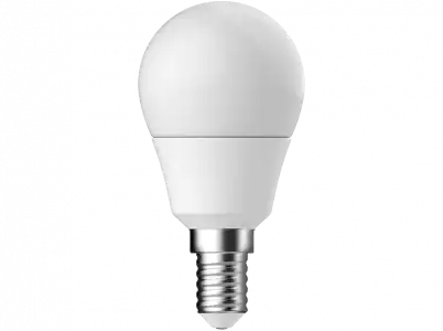 Bombilla - OK LED-AE14-G45-5.8W, 5.8 W, Blanco cálido, LED, 470 lumen,