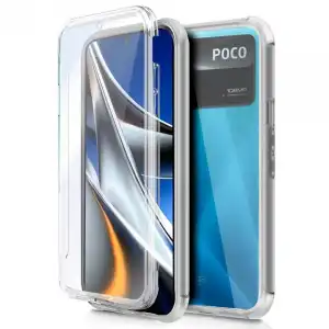 Cool Funda Silicona 3D Transparente Frontal/Trasera para Xiaomi Poco X4 Pro 5G