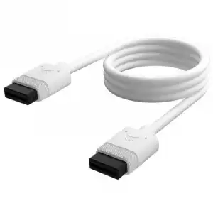 Corsair iCUE LINK Cable 1x 600mm con Conector Recto Blanco