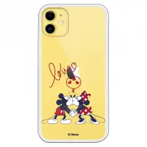 Funda Oficial de Disney Mickey y Minnie Love Clásicos Disney para iPhone 11