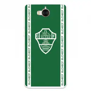 Funda Para Huawei Y6 2017 Del Elche Cf Escudo Fondo Verde Escudo Fondo Verde - Licencia Oficial Elche Cf