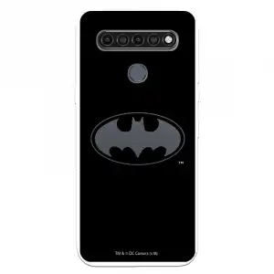 Funda Para Lg K61 Oficial De Dc Comics Batman Logo Transparente - Dc Comics