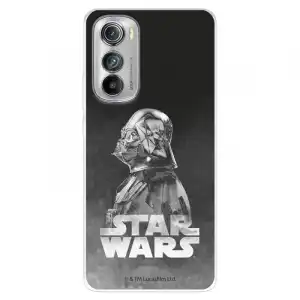 Funda Para Motorola Edge 30 Oficial De Star Wars Darth Vader Fondo Negro - Star Wars