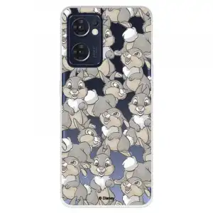 Funda Para Oppo Find X5 Lite Oficial De Disney Tambor Patrones Bambi