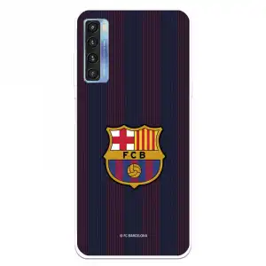 Funda Para Tcl 20l Del Fc Barcelona Rayas Blaugrana - Licencia Oficial Fc Barcelona