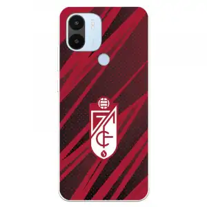 Funda Para Xiaomi Redmi A1 Del Granada Cf Escudo - Líneas Rojas Y Negras - Licencia Oficial Granada Cf