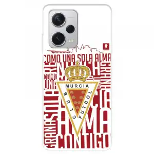 Funda Para Xiaomi Redmi Note 12 Pro Plus Del Real Murcia Escudo Fondo Blanco - Licencia Oficial Real Murcia