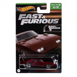 Mattel Hot Wheels Fast & Furious Vehículo de  Dodge Charger Daytona 1969