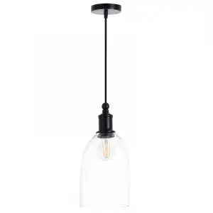 Lámpara De Techo Cristal Elk Transparente 16x16x33cm 7hsevenon Deco