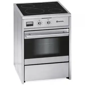 Meireles E 612 X Cocina con Placa de Inducción 4 Zonas 60cm + Horno Eléctrico 55L Acero Inoxidable