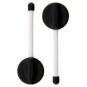 Nite Ize Gear Tie Mountables 2 Pack 2 Bridas/Ganchos 50mm Negro/Blanco