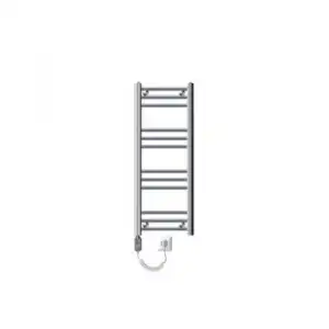 Radiador De Baño Eléctrico Con Resistencia 300w 300x800 Mm Cromado