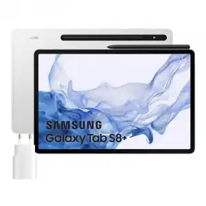Samsung Galaxy Tab S8 Plus WiFi 256GB Plata + Cargador 25W