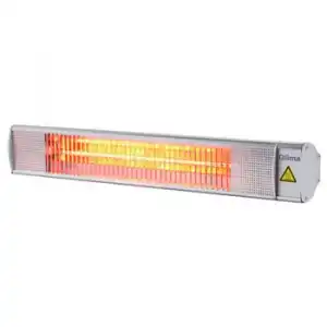 Calefactor De Patio 2000 W Plateado Pew 3020 Qlima