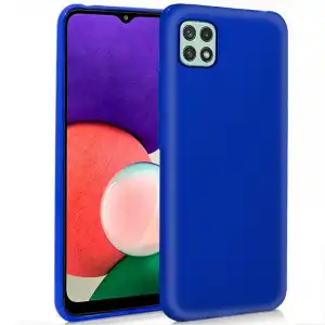 Cool Funda Silicona Azul para Samsung Galaxy A22 5G