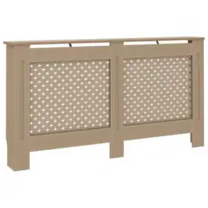 Cubierta Para Radiador Mdf 152x19x81 Cm Vidaxl