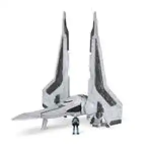 Figura Micro Galaxy Squadron Star Wars Nave Deluxe Komrk Class
