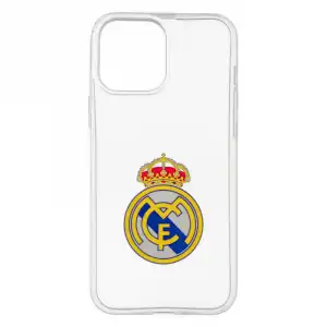 Funda Oficial Real Madrid Escudo Transparente Para Iphone 13 Pro Max