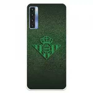Funda Para Tcl 20l Del Real Betis Balompié Escudo Verde Fondo Trama - Licencia Oficial Real Betis Balompié