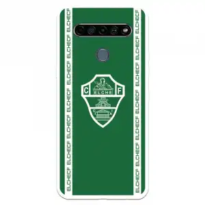 Funda Para Lg K61 Del Elche Cf Escudo Fondo Verde Escudo Fondo Verde - Licencia Oficial Elche Cf