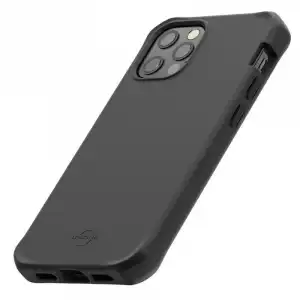 Mobilis Spectrum Solid Black Funda Negra para iPhone 12/12 Pro