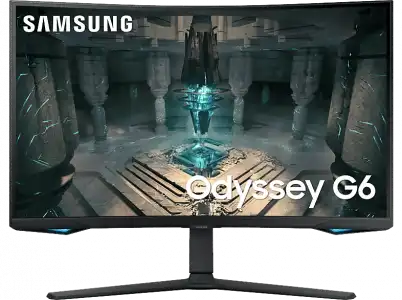 Monitor gaming - Samsung Odyssey G6 LS32BG650EUXEN, 32", QHD, 1ms, Max 240Hz, USB, HDMI, Negro