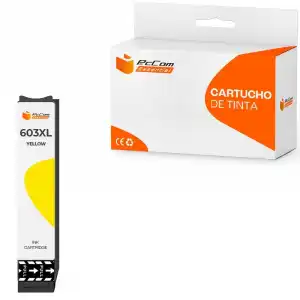 Pccom Essential Epson 603XL Cartucho Tinta Compatible Amarillo