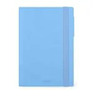 Agenda 18 meses 2023/2024 Legami M semana vista Azul cristal multilingüe
