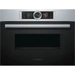 Bosch Horno Mixto Mo Integrable 45l Ecoclean Inox/negro - Cmg636bs1