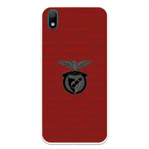 Funda Para Huawei Y5 2019 Del Escudo Fondo Granate - Licencia Oficial Benfica