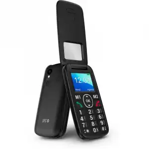 SPC Titan View Teléfono Móvil para Personas Mayores con Teclas Grandes y Botón SOS Negro