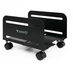 TooQ UMCS0004-B Soporte para CPU con Ruedas Negro