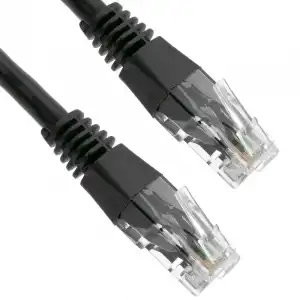 BeMatik Cable de Red UTP RJ45 Cat.6 50cm Negro