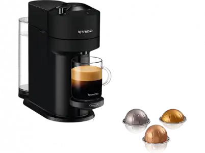 Cafetera de cápsulas - Nespresso De'Longhi Vertuo Next ENV120.BM 1500 W, 1.1 l, Negro