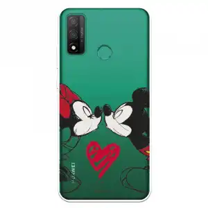 Funda Para Huawei P Smart 2020 Oficial De Disney Mickey Y Minnie Beso - Clásicos Disney