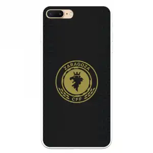 Funda Para Iphone 7 Plus Del Zaragoza Cf Femenino Escudo Fondo Negro - Licencia Oficial Zaragoza Cf Femenino
