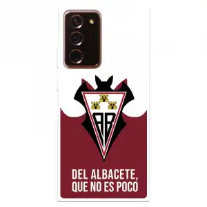 Funda Para Samsung Galaxy Note 20 Ultra Del Albacete Escudo "del Albacete Que No Es Poco" - Licencia Oficial Albacete Ba