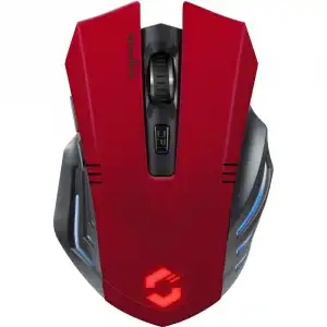 Speedlink Fortus Ratón Gaming Inalámbrico Negro/Rojo