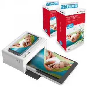 Agfa Photo Realipix Moments Impresora Bluetooth Blanca + Cartuchos + 240 Papeles