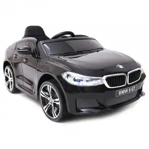 Ataa Cars Coche Eléctrico con Licencia BMW 6 GT 12V Negro