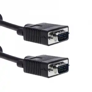 BeMatik Super Cable VGA UL2919 3C+9 Macho/Macho 0.5m Negro