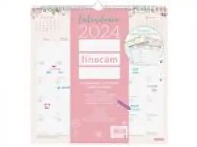 Calendario de pared 2024 Finocam 30x30 Design