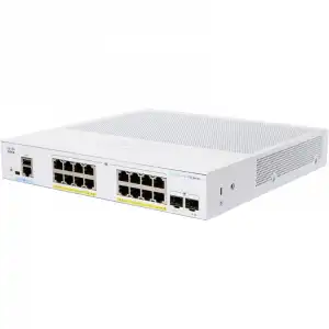 Cisco CBS250-16P-2G-EU Switch de Red 16 Puertos GE PoE 2 x SFP de 1G
