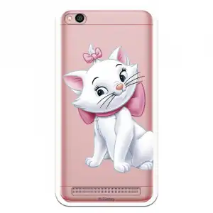 Funda Oficial Disney Marie Silueta Transparente Para Xiaomi Redmi 5a - Los Aristogatos
