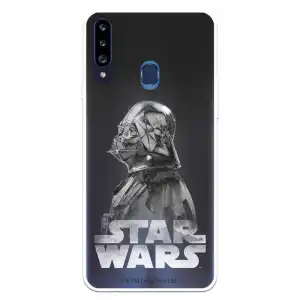 Funda Para Samsung Galaxy A20s Oficial De Star Wars Darth Vader Fondo Negro - Star Wars